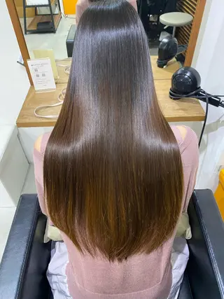 ロング 銀座⚜️【脱白髪染め 美髪矯正】トグチのヘアスタイル