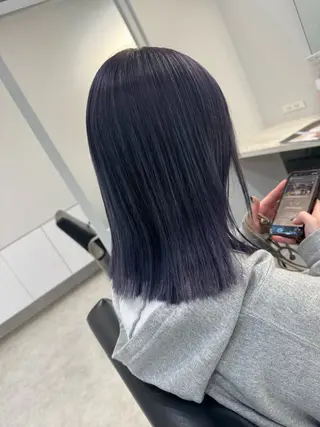 カラー BEEST所属・ate 【暖色/ハイトーン】のヘアスタイル