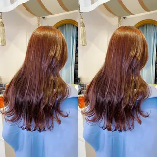 ロング レイヤーカット /透明感カラー西田のヘアスタイル