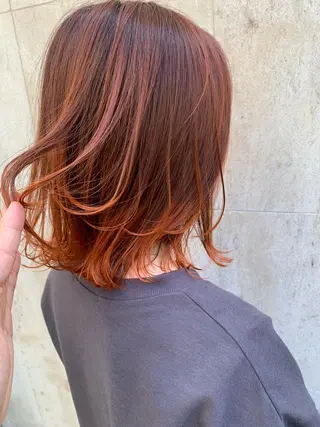 ミディアム 高橋 一矢のヘアスタイル