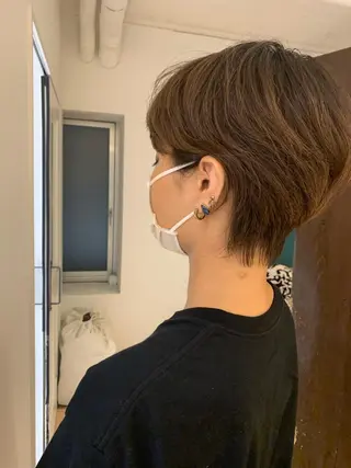 ショート ハイトーンカラー🩵 耳ツボジュエリー👂のその他イメージ