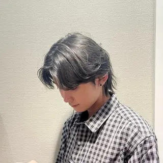 ショート メンズ 柔らかいcolor ￤韓国￤🩰マユ🩰のヘアスタイル