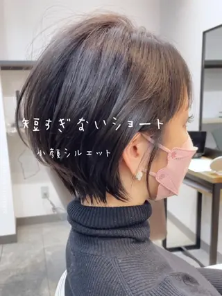 ショート neaf六本木所属・韓国風レイヤー ショート/犬塚 優介のヘアスタイル