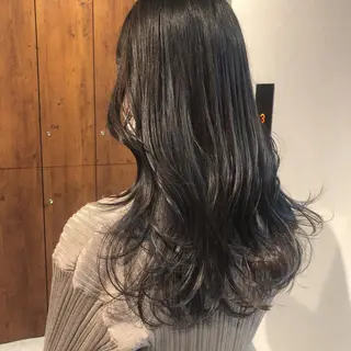ロング 韓国ヘア 🇰🇷 RUKA 🩵🤍のヘアスタイル