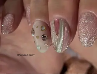 ネイル Spiky とうげ ふうかのネイルデザイン