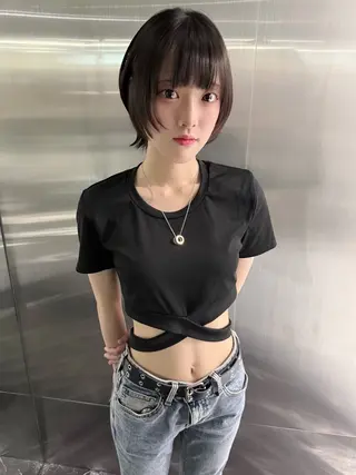 ショート 🐺立川のウルフ屋 さん🐺おかみ🐺のヘアスタイル