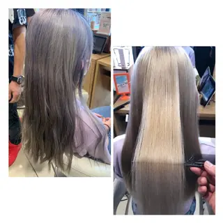 セミロング 髪質改善美容師 中村　一のヘアスタイル