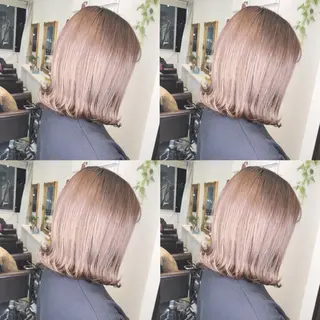 ミディアム カラー 店長✨レイヤー✖️ 髪質改善✖️韓国ヘアのヘアスタイル