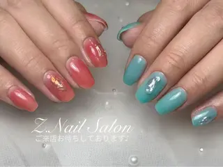 ネイル Z.Nail_ 長さだし練習専用のネイルデザイン