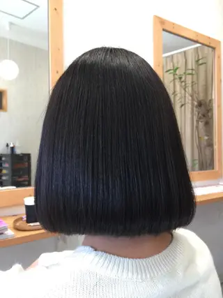 ショート ミディアム ツヤ髪専門美容師 桑原　和誠のヘアスタイル