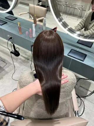 ミディアム カラー ✨髪質改善 縮毛矯正 艶髪 立川 コウキ✨のヘアスタイル