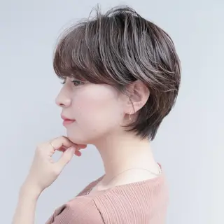 ショート 🇰🇷韓国レイヤー 錦糸町【北山謙三】のヘアスタイル