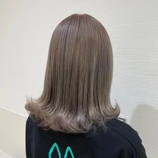 セミロング カラー 波巻パーマ/毛流れ パーマ☘️りゅうせいのヘアスタイル