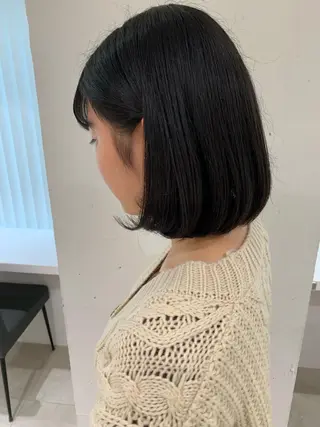 ミディアム ヘアアレンジ 🫧透明感カラー/ ボブ/小笠原汐海🪽のヘアスタイル