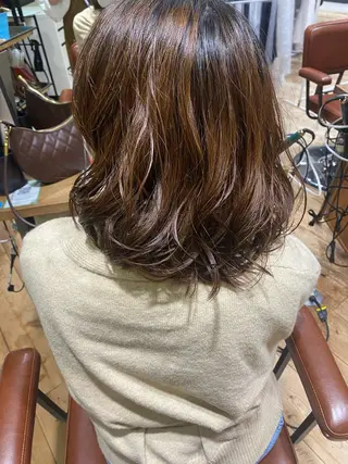 ミディアム 梅田美容室/カット /Maoのヘアスタイル