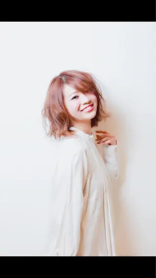 ミディアム カラー パーマ ヘアアレンジ 🔹TOMO🔹 圧倒的経験値🔹のヘアスタイル