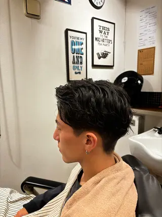 ショート メンズ SUPERCOOL   and RICO East所属・山室 恵介のヘアスタイル