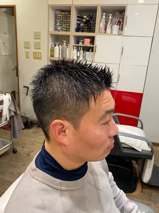 ショート メンズ 友永 風歌のヘアスタイル