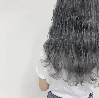 ロング カラー パーマ ヘアアレンジ メンズ キッズ ネイル マツエク・マツパ カラー特化サロン Eir心斎橋のヘアスタイル