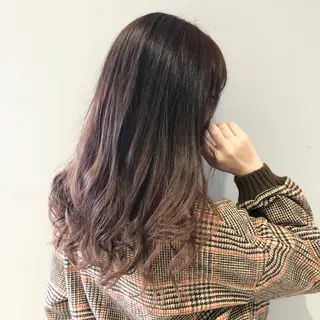 ロング カラー ヘアアレンジ 吉野 優子のマツエク・マツパデザイン