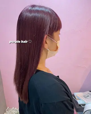 カラー 艶感透明感カラー🤍 hinaのヘアスタイル