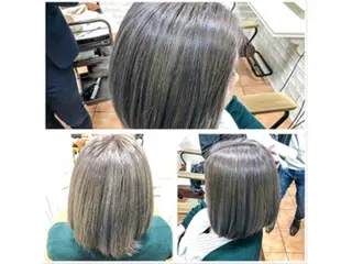 ミディアム カラー 髪質改善✨縮毛矯正 美髪担当・大西真奈のヘアスタイル