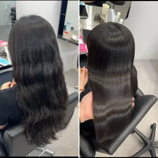 ロング 髪質改善/縮毛矯正 梅田茶屋町/西尾祐作のヘアスタイル