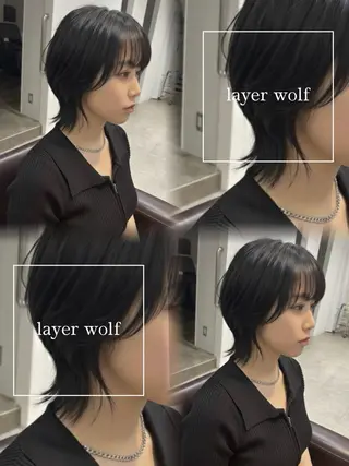 ショート 似合わせカット 透明感カラー/中野のヘアスタイル