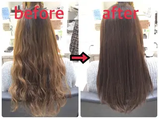 ロング レイヤー／パーマ 西山賢志のヘアスタイル