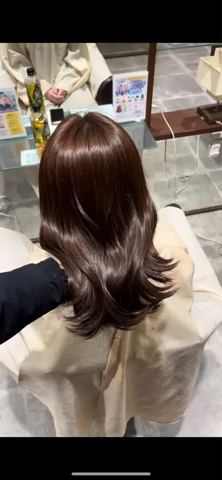 ミディアム 髪質改善 田中大貴のヘアスタイル