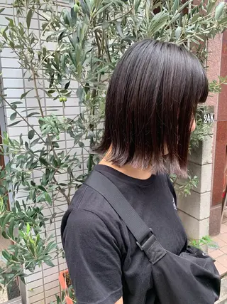 ミディアム 🫧透明感カラー/ ボブ/小笠原汐海🪽のヘアスタイル