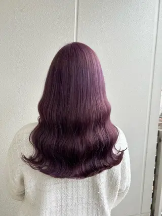 ロング カラー ヘアアレンジ 《暖色/韓国hair 》🇰🇷桑原ユキネのヘアスタイル