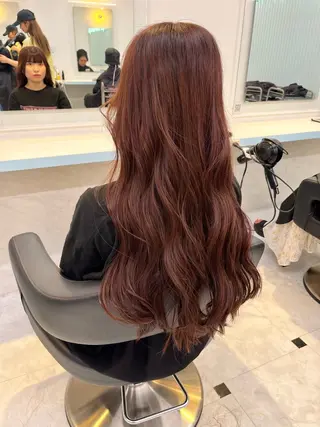 セミロング カラー ヘアアレンジ 愛されカラー🩷 はるなのヘアスタイル