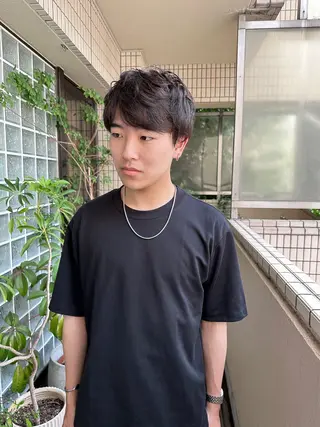 ショート パーマ メンズ 榎本 健太のヘアスタイル