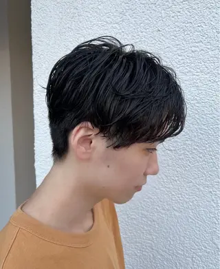 ショート パーマ メンズ letter by novel 大野のヘアスタイル