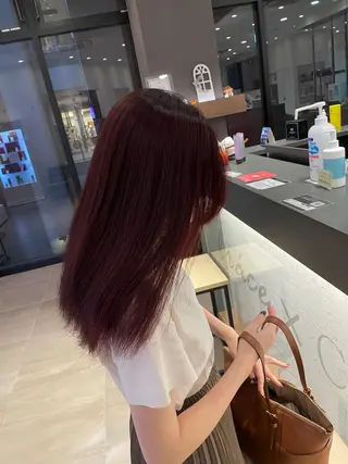 ロング カラー 堀江/韓国・透明感 カラー/みずき🐩のヘアスタイル
