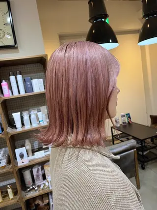 ミディアム 中津/梅田/波巻き /髪質改善/愛芽のヘアスタイル