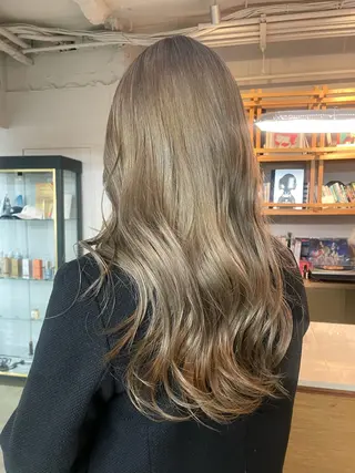 ロング カラー Then所属・mana/ハイトーン /ヘアアレンジ🎀のヘアスタイル