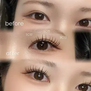 マツエク・マツパ 束感マツエク 弥のマツエク・マツパデザイン