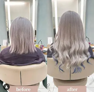 ロング カラー 💎エクステ専門店 BIZE梅田🇰🇷のヘアスタイル