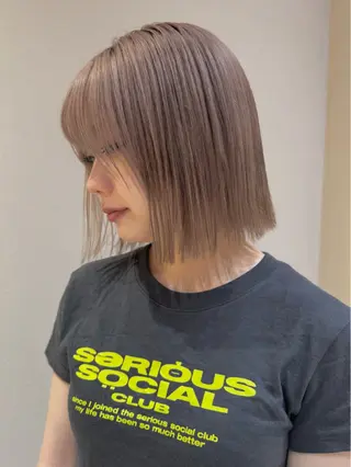 ショート 🩵縮毛矯正・ボブ 岩原朋也🩵のヘアスタイル