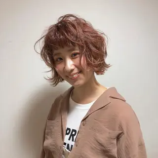 ショート カラー 韓国hair ·͜· watanabeのヘアスタイル