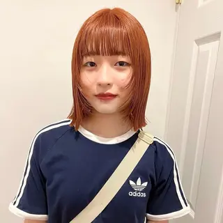 ミディアム arisa/暖色 /伏見/レイヤーのヘアスタイル