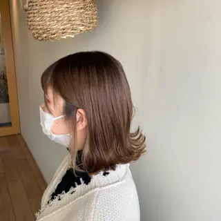 ミディアム 清原 里菜のヘアスタイル