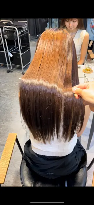 ロング 池袋メンズ縮毛矯正 ｜玉城柊平のヘアスタイル