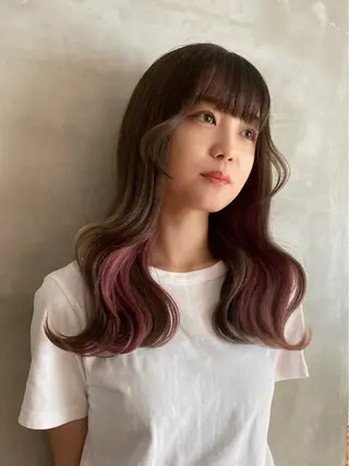 ロング カラー デザイン/アレンジ ❤︎イシイレイのヘアスタイル