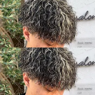 カラー パーマ メンズ 年間2000名担当◎ パーマ職人/仲原佑樹のヘアスタイル