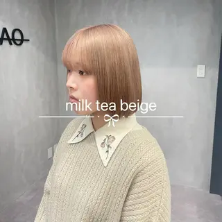 カラー 心斎橋/ハイトーン/ airi⠀のヘアスタイル