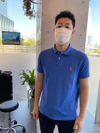 メンズ YinYang所属・川﨑 章弘のヘアスタイル