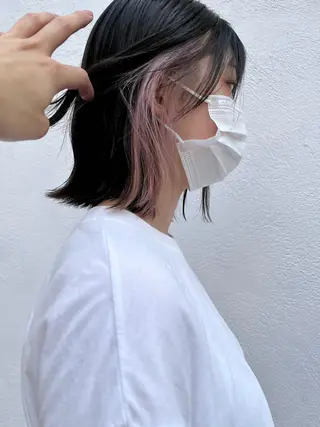 ショート カラー SALOWIN神戸三宮店所属・【美髪を叶える】中谷 彰宏（アキ)のヘアスタイル